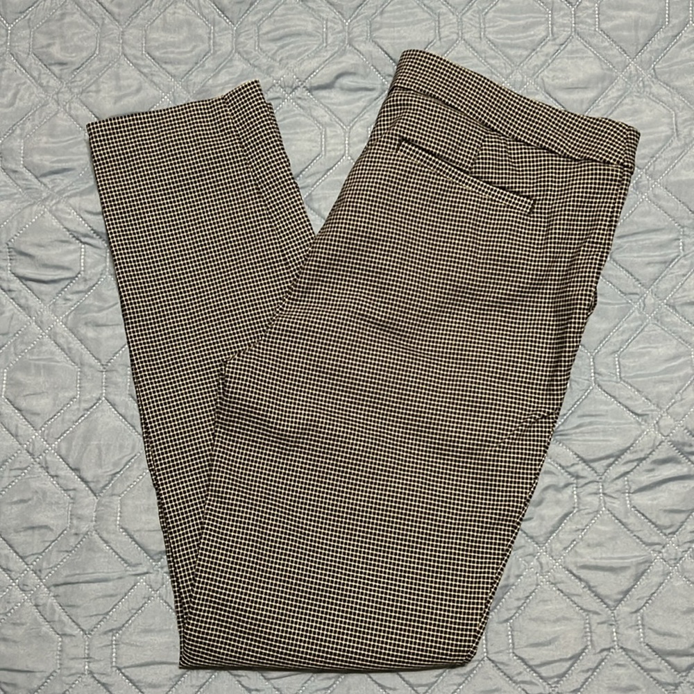 Dalia - Women's Black and White Checkered Pants